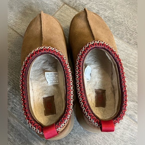 UGG Tazz Tasman Chesnut Women’s Slippers Size 7 - Picture 3 of 5
